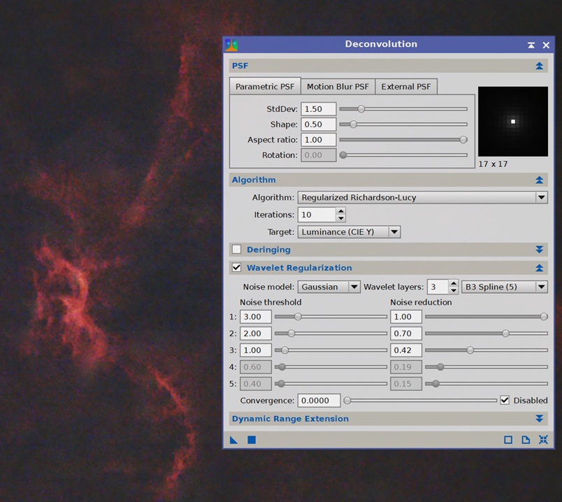 Deconvolution - Elaborazione delle nebulose